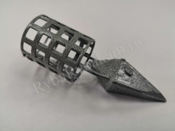 Кормушка Vikfish сербская пуля D25, 70 гр. леска, песок