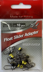 Крепеж для скользящего поплавка Namazu FLOAT SLIDER ADAPTER, цв. BN, р. L уп.10 шт