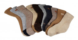 Носки Eurowool р 40-42 41-43, 70% шерсть с контрастной отделкой с пухом верблюда