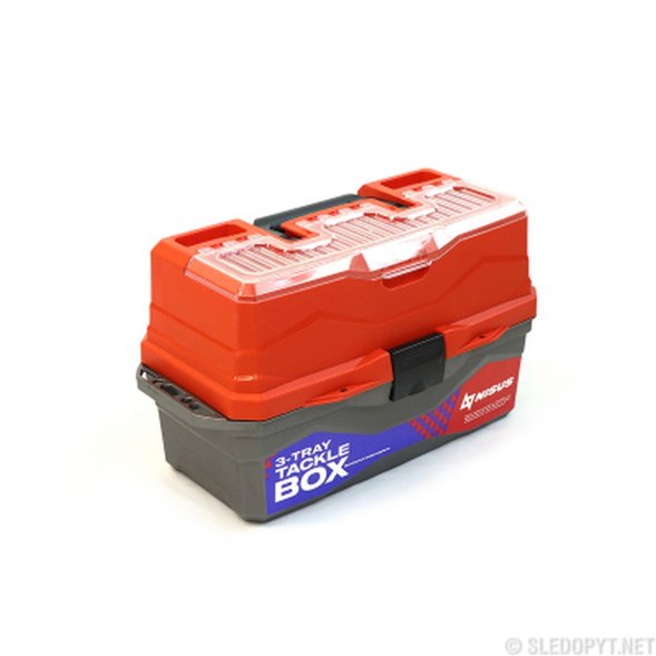 Ящик для снастей Tackle Box трехполочный Nisus оранжевый