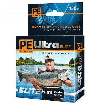 Леска плетеная Pe Ultra Elite M-8 Yellow 0.14мм 150м