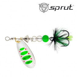 Блесна Sprut Caspia Spinner №3 7г/SGR