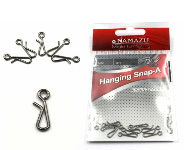 Застежка Namazu HANGING SNAP-A, цв. BN, р. 0, test-4 кг уп.10 шт