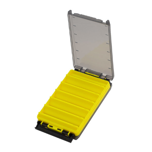 Коробка пластиковая двусторонняя для воблеров малая, 12 ячеек 195 х 125 х 35 мм