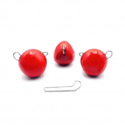 Груз UF Studio Капля- эксцентрик – 22 гр 7 шт КРАСНЫЙ UV