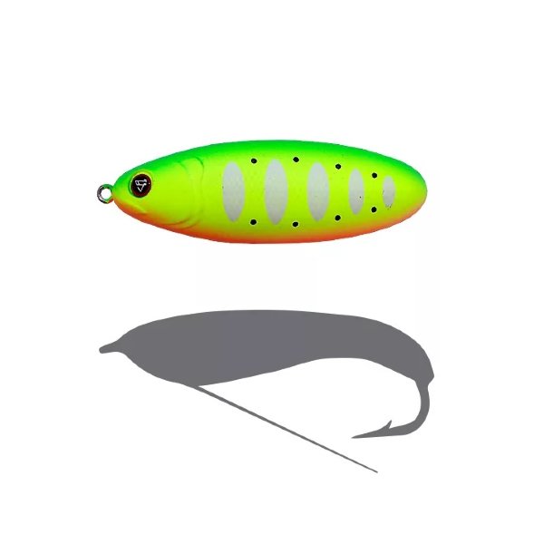 Блесна - незацепляйка SPRUT Bloody Woody Weedless Spoon 70S 15г/LGRTR1