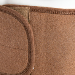 Пояс валяный Eurowool р - 60, 100% верблюжей шерсти на липучке