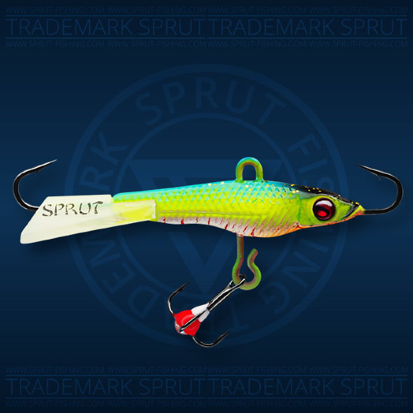 Балансир рыболовный для зимней рыбалки Sprut Shimo №5 12г 55мм LB-UV