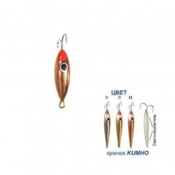 Блесна Пирс "Дивенская" 1К зимняя со светонакопителем и глазком 1,5г никель