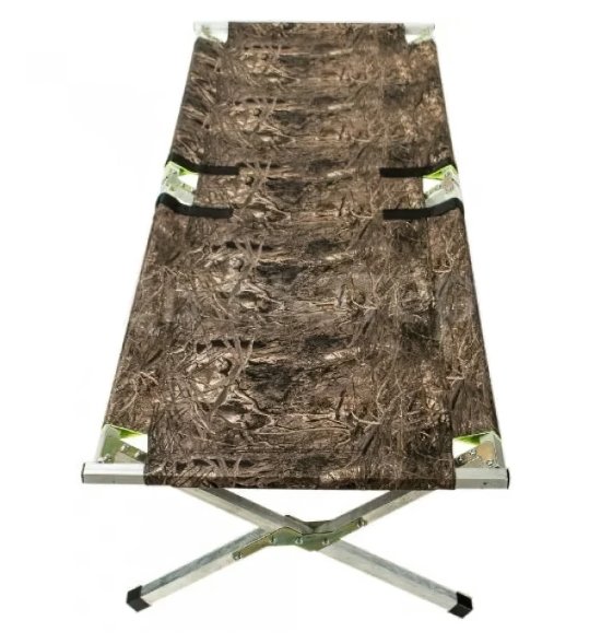 Раскладушка Медведь 170 алюминиевая утепленная