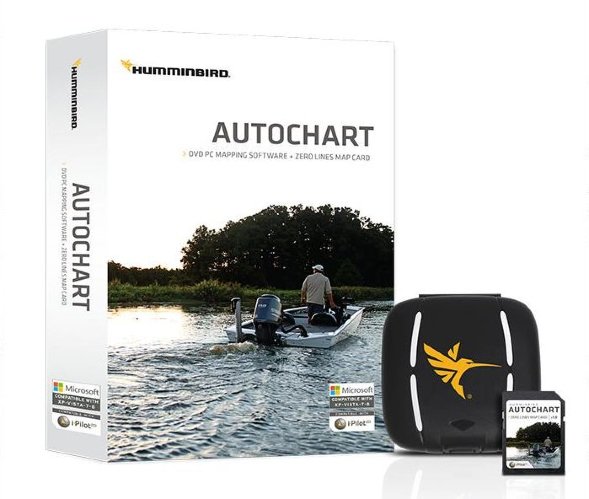 Програмное обеспечение HUMMINBIRD AutoChart PRO PC Software micro SD